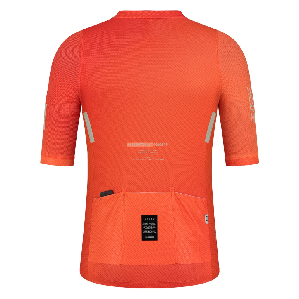Maillot GOBIK Manches Courtes STARK TANGERINE-1