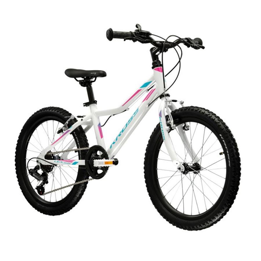 VTT KROSS 20" LEA Mini 1.0 Aluminium Blanc / Bleu / Rose