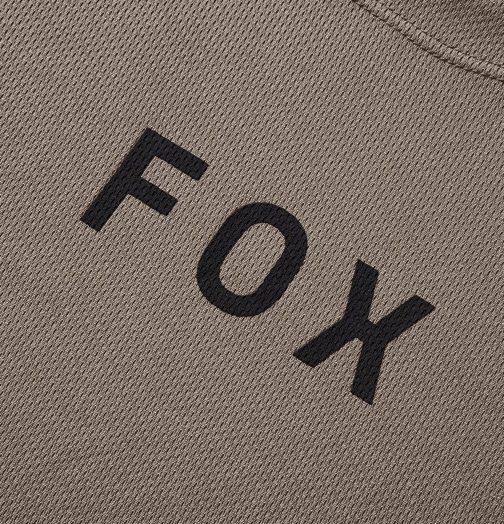 Maillot FOX Ranger SS Wordmark Brun muscade