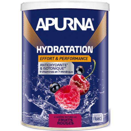Boisson APURNA Hydratation Fruits Rouges Pot de 500g