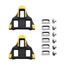 [ISMSH11-15219-15219] Paire de Cales SHIMANO Route Jaune SM-SH11 SPD-SL (6° d'Angle)