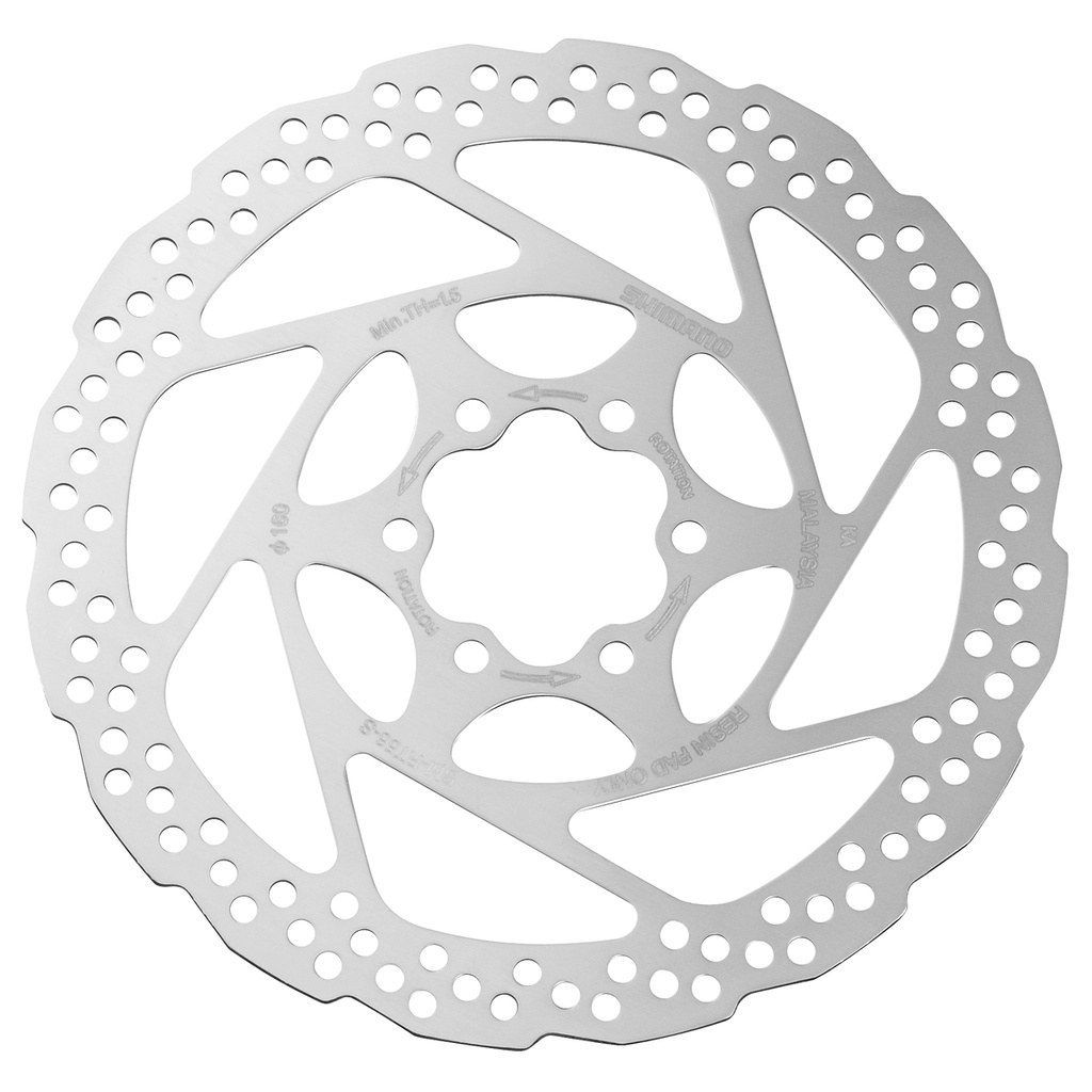 Disque Frein SHIMANO ø160mm 6 Trous SM-RT56