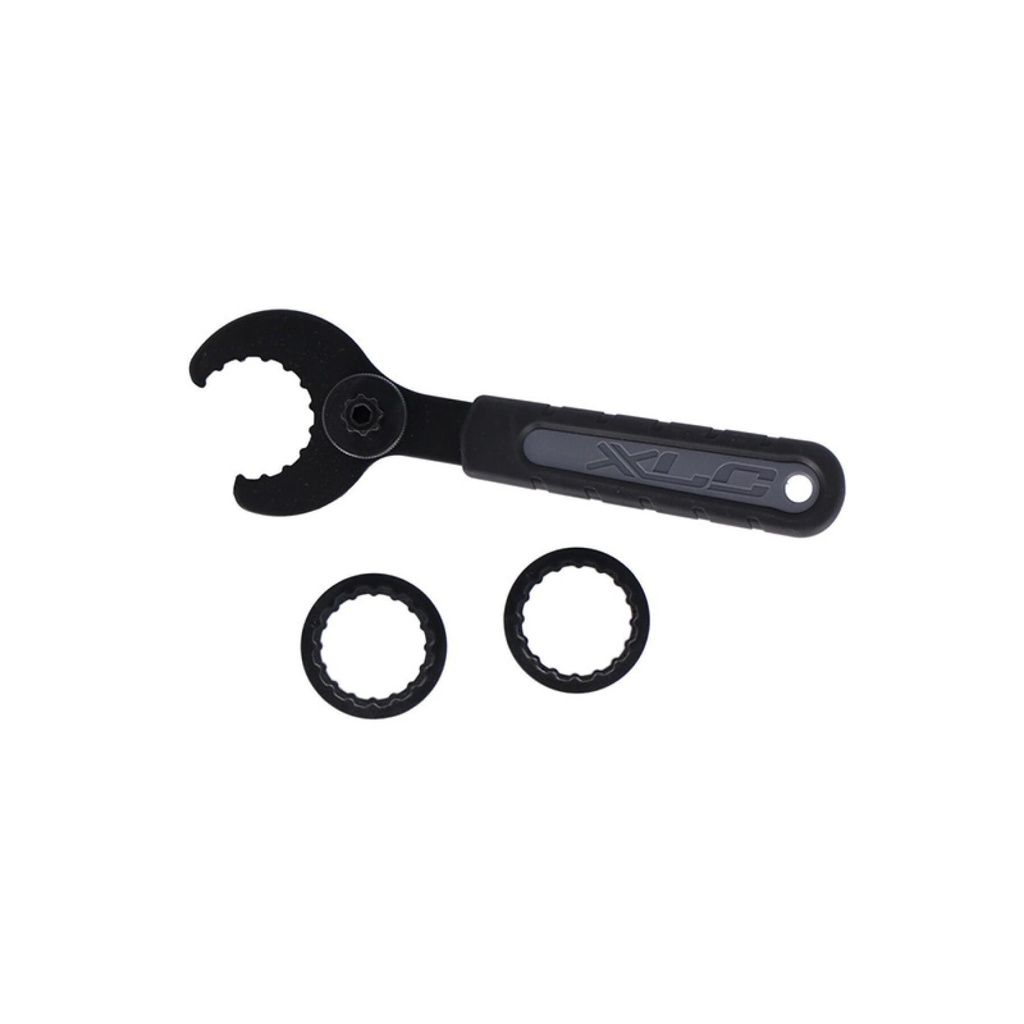 Clé XLC pour axe de pédalier SHIMANO HOLLOWTECH II TRUVATIV GXP FSA (Adaptateur inclus) TO-S90