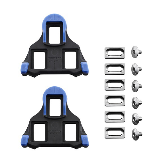 Paire de Cales SHIMANO Route Bleu SM-SH12 SPD-SL (2° d'Angle)