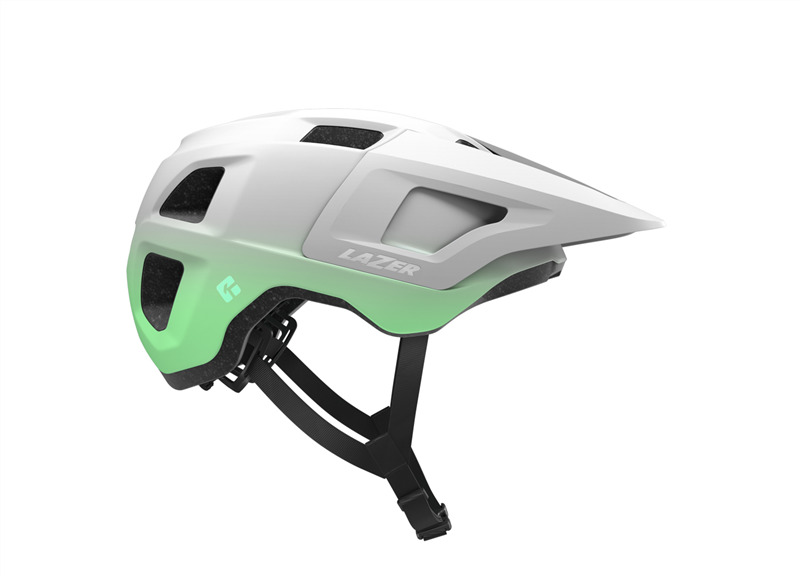 Casque LAZER FINCH KinetiCore Blanc-Vert Mat Taille Unique
