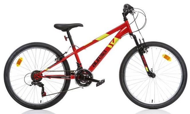 Vélo Enfant AURELIA VTT 24 Pouces Rouge