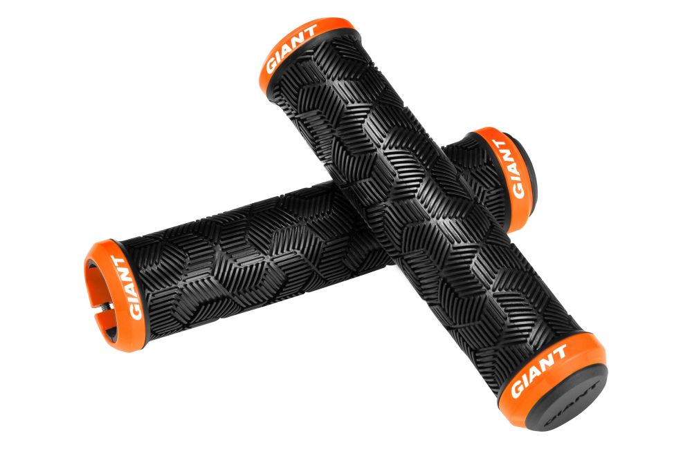 Grips GIANT Tactal Double Lock-On Noir/Orange