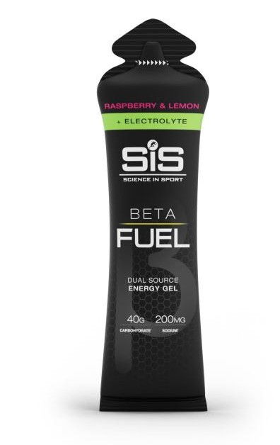 Gel SIS BETA Fuel + électrolytes Framboise-Citron Vert