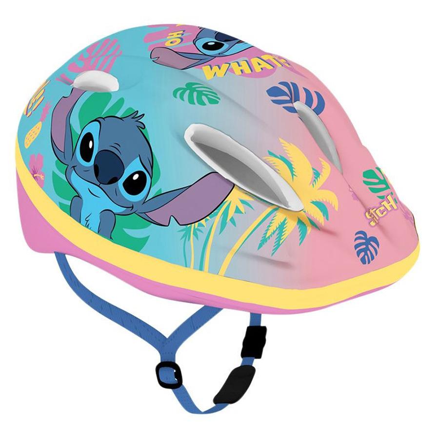 Casque Enfant DISNEY STITCH rose et bleu avec réglage occipital - (52-56)