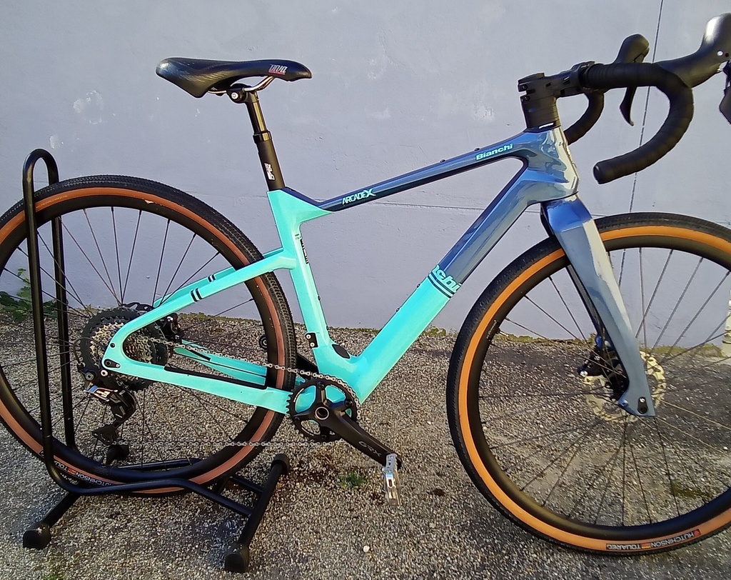 Vélo Gravel Occasion BIANCHI ARCADEX Carbone Taille XS
