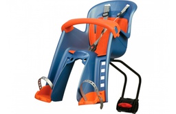 [C9400214-BU] Porte-Bébé POLISPORT BILBY Bleu/Orange (fixation sur cadre)