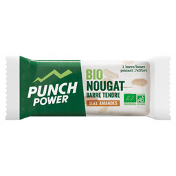 [RPP0000037] Barre PUNCH POWER BIO-Nougat tendre Amandes Miel 30g