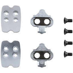 [ISMSH56A-15978] Paire de Cales SHIMANO VTT Argent SM-SH56 SPD + Plaque de Fixation