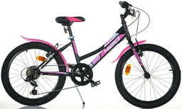 [ART.420D-04-16593] Vélo Enfant AURELIA VTT 20 Pouces Noir/Fuschia