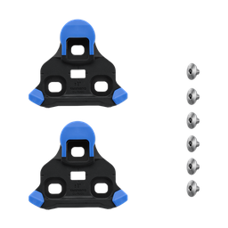 [ICLSL120-18349] Paire de Cales SHIMANO Route Bleu CL-SL120 SPD-SL (2° d'Angle)